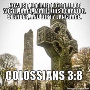 Colossians 3.8 meme