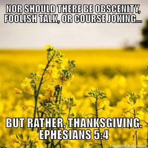 Ephesians 5.4 Meme